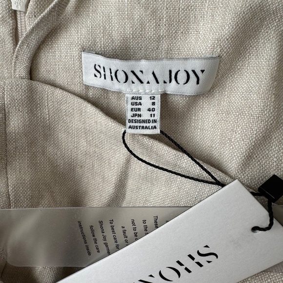 NWT SHONA JOY Aluaro Draped Mini Dress - Picture 9 of 9